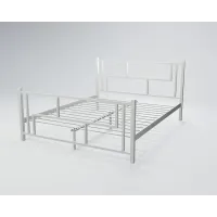 Кровать двухспальная BNB AmisDesign 140x190 белый