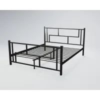 Ліжко двоспальне BNB AmisDesign 180x200 чорний