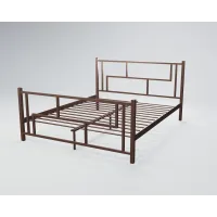 Ліжко двоспальне BNB AmisDesign 140x190 коричневий