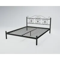 Кровать двухспальная BNB BegoniyaDesign 140x190 темно-серый Кровать двухспальная BNB BegoniyaDesign 140x190 темно-серый