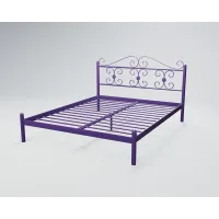 Кровать двухспальная BNB BegoniyaDesign 120х190 фиолетовый