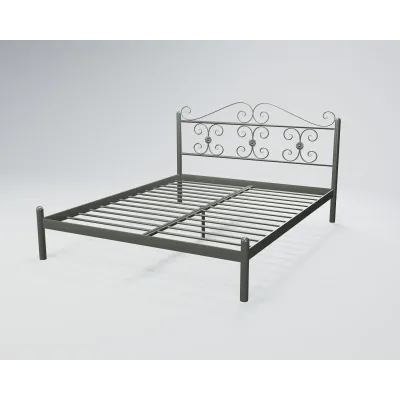 Ліжко двоспальне BNB BegoniyaDesign 180x200 сірий