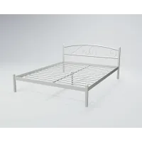 Кровать двухспальная BNB ViolaDesign 180х190 белый