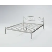 Кровать двухспальная BNB ViolaDesign 120х190 молочный