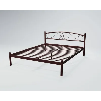 Кровать двухспальная BNB ViolaDesign 140х200 бордовый