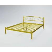 Ліжко двоспальне BNB ViolaDesign 160х200 жовтий