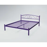 Ліжко двоспальне BNB ViolaDesign 120х190 фіолетовий