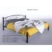 Ліжко двоспальне BNB ViolaDesign 140х190 антрацит