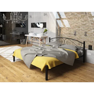 Ліжко двоспальне BNB ViolaDesign 120х200 антрацит