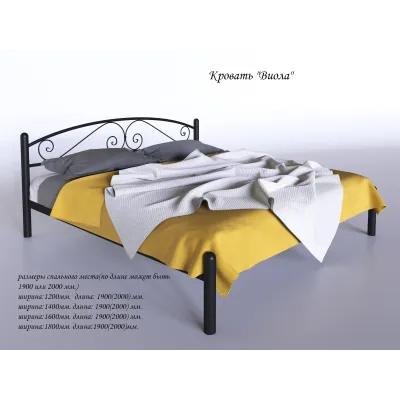 Ліжко двоспальне BNB ViolaDesign 180х200 антрацит