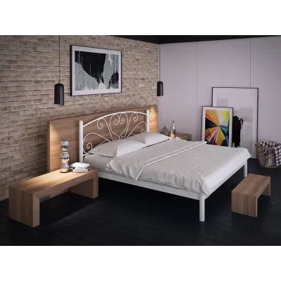Ліжко двоспальне BNB KarissaDesign 180х200 білий Ліжко двоспальне BNB KarissaDesign 180х200 білий