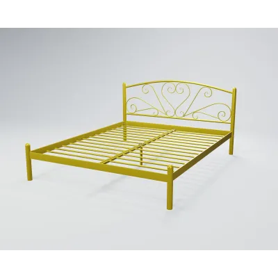 Кровать двухспальная BNB KarissaDesign 120х200 желтый