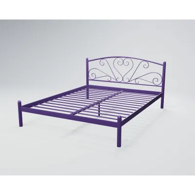 Кровать двухспальная BNB KarissaDesign 120х200 фиолетовый