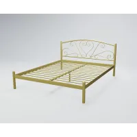 Ліжко двоспальне BNB KarissaDesign 160х190 золотий Ліжко двоспальне BNB KarissaDesign 160х190 золотий
