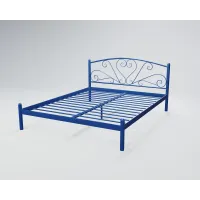 Ліжко двоспальне BNB KarissaDesign 160х190 синій