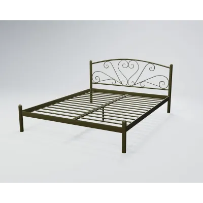 Кровать двухспальная BNB KarissaDesign 120х190 оливковый