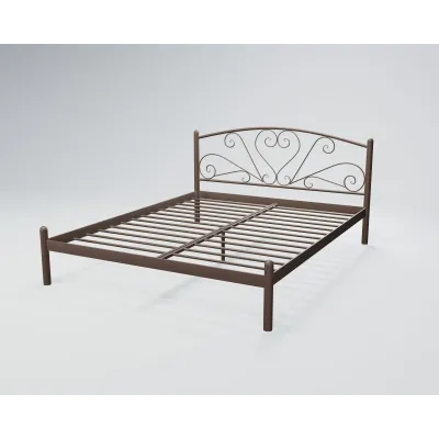 Кровать двухспальная BNB KarissaDesign 180х190 темно-коричневый