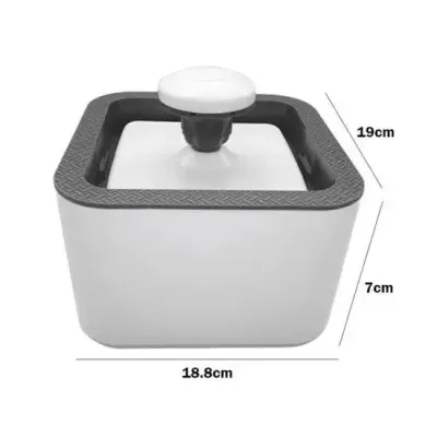 Поилка-фонтан для животных Pet Water Fountain автоматическая USB White (3_03717) Поилка-фонтан для животных Pet Water Fountain автоматическая USB White (3_03717)
