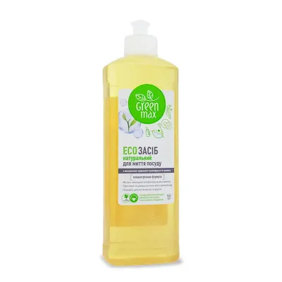 Эко средство для мытья посуды Green Max 500 мл Эко средство для мытья посуды Green Max 500 мл