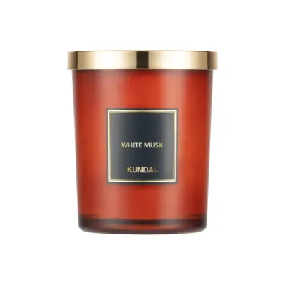 Соевая аромасвечка Perfume Natural Soy Candle White Musk Kundal 500 г