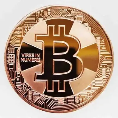 Сувенірна монета Eurs Bitcoin Мідний колір (BTC-M-2)