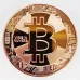 Сувенірна монета Eurs Bitcoin Мідний колір (BTC-M-2)