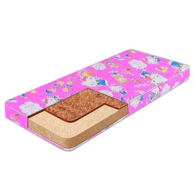 Матрас детский Алекс Hello Kitty Кокос - поролон 120х60 см Pink (94687) Матрас детский Алекс Hello Kitty Кокос - поролон 120х60 см Pink (94687)
