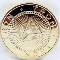 Сувенірна монета Eurs Tron TRX Золотий колір (TRX-G)