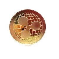Монета сувенирная Eurs Ripple XRP Золотой цвет (XRP-G)