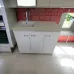 Пластиковая кухонная тумба с мойкой 120 см