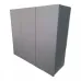 Кухонный пластиковый подвесной шкаф Mikola-M 100 см с покрытием HPL 1122 mat Кухонный пластиковый подвесной шкаф Mikola-M 100 см с покрытием HPL 1122 mat