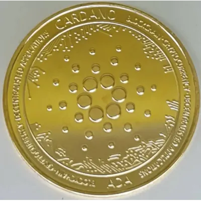 Сувенірна монета Eurs Cardano ADA Золотий колір (ADA-G)