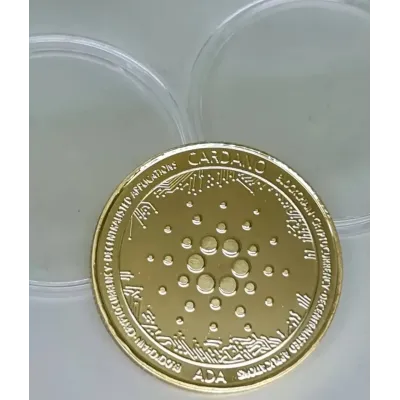 Сувенірна монета Eurs Cardano ADA Золотий колір (ADA-G)