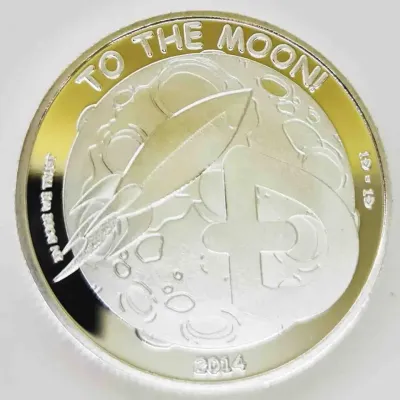 Монета сувенирная Eurs Dogecoin DOGE Серебряный цвет (DOGE-S-2)