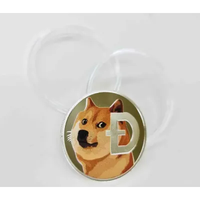 Монета сувенирная Eurs Dogecoin DOGE Серебряный цвет (DOGE-S-2)