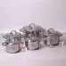 Набор посуды Kamille Mistery 10 предметов Хром