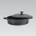 Сотейник с крышкой Maestro Shallow MR-4528-S 28 см Черный
