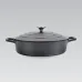 Сотейник с крышкой Maestro Shallow MR-4528-S 28 см Черный