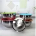 Набор мисок из нержавеющей стали с крышками Edenberg 5 шт Разноцветный (EB-3636)