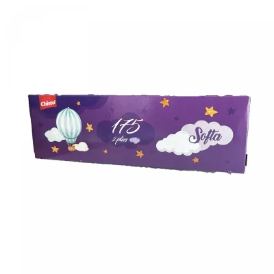 Сухі двошарові серветки Softa ТМ Chisto 20х20 см 175 шт