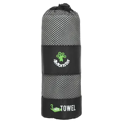 Комплект полотенец спортивных Beach Towel T-PPT FDSO 3 шт Светло-серый 33508380