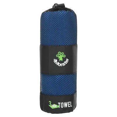Комплект полотенец спортивных Beach Towel T-PPT FDSO 3 шт Синий 33508380