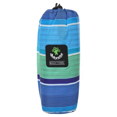 Полотенце для пляжа Raindow Beach Towel T-RST FDSO 80x160 см Голубо-зеленый 33508381
