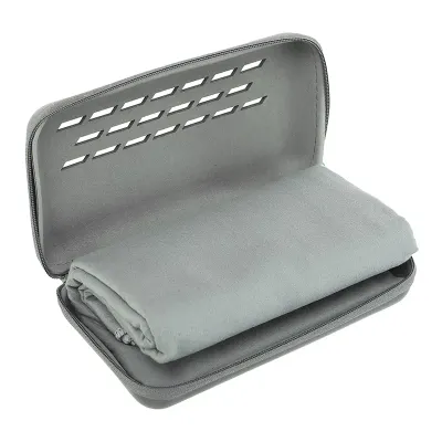 Полотенце спортивное антибактериальное Antibacterial Towel T-ECT-120 4Monster 60х120 см Серый 33622006