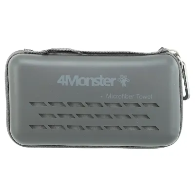 Полотенце спортивное антибактериальное Antibacterial Towel T-ECT-120 4Monster 60х120 см Серый 33622006