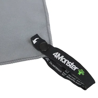 Полотенце спортивное антибактериальное Antibacterial Towel T-ECT-180 4Monster Серый 33622007