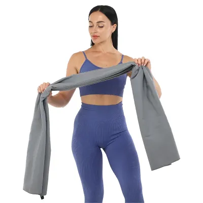 Полотенце спортивное антибактериальное Antibacterial Towel T-ECT-180 4Monster Серый 33622007