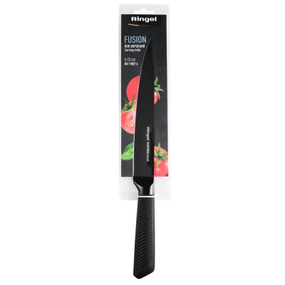 Нож разделочный RINGEL Fusion 200 мм Черный (6853993)