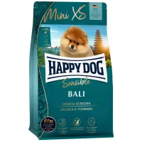 Корм для собак мелких и очень мелких пород до 5 кг Happy Dog мини XS XS Бали с курицей и куркумой 300 г Корм для собак мелких и очень мелких пород до 5 кг Happy Dog мини XS XS Бали с курицей и куркумой 300 г