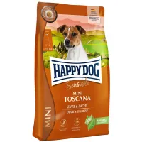 Сухой корм для собак мелких пород Happy Dog Sensible Mini Toscana с уткой и лососем 4 kg Сухой корм для собак мелких пород Happy Dog Sensible Mini Toscana с уткой и лососем 4 kg